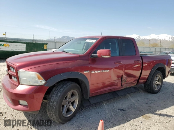 2012 Ram 1500 Sport with VIN 1C6RD7HT3CS273582, listed as a Copart auction lot 52639115 with 175,054 mi miles and Salvage title. Bid and sale history available at DreamBid. Image 1.