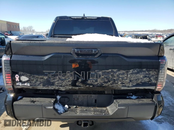2022 Toyota Tundra 4WD SR5 with VIN 5TFLA5DB8NX056589, listed as a Copart auction lot 45119925 with 50,207 mi miles and Salvage Title. Bid and sale history available at carsss.com. Image 6.