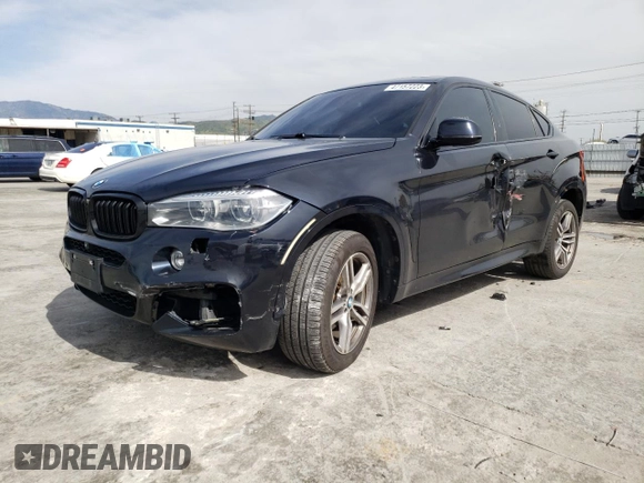 2017 BMW X6 xDrive35i with VIN 5UXKU2C3XH0U30319, listed as a Copart auction lot 47157223 with 64,116 mi miles. Bid and sale history available at carsss.com. Image 1.