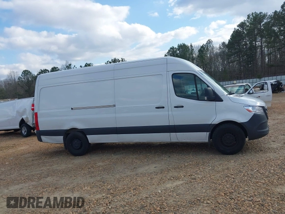 2023 Mercedes-Benz Sprinter Cargo with VIN W1Y4NCHY1PT126337, listed as a IAAI auction lot 41485671 with 93,627 mi miles. Bid and sale history available at carsss.com. Image 13.