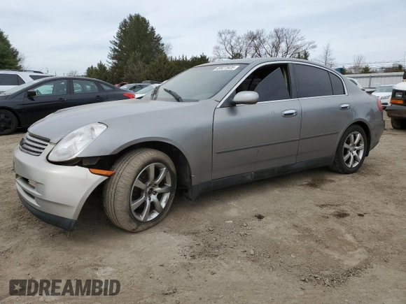 2004 Infiniti G35 w/Leather z VIN JNKCV51F04M708177, wystawiony jako Copart lot #49927925 z przebiegiem 148 682 mil mil oraz Czysty tytuł • Clean title. Historia ofert i sprzedaży dostępna na DreamBid. Obrazek 1.