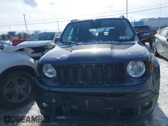 2017 Jeep Renegade Latitude with VIN ZACCJBBBXHPG26584, listed as a IAAI auction lot 41571110 with 75,484 mi miles. Bid and sale history available at carsss.com. Image 12.