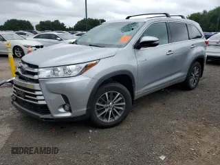 2018 Toyota Highlander Hybrid XLE with VIN 5TDJGRFH1JS044959, listed as a Copart auction lot 64006145 with 55,942 mi miles and Salvage title. Bid and sale history available at DreamBid. Image 1.