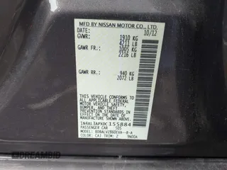 2013 Nissan Altima SV with VIN 1N4AL3APXDC155884, listed as a IAAI auction lot 42181452 with 106,846 mi miles and . Bid and sale history available at carsss.com. Image 9.
