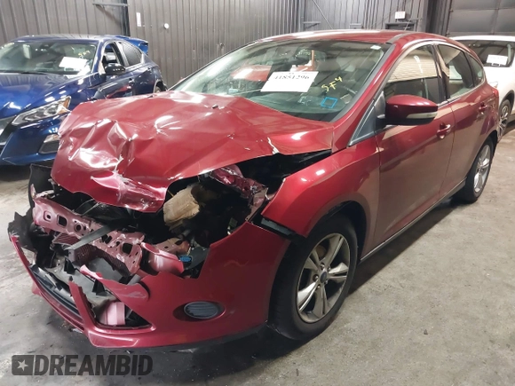 2014 Ford Focus SE with VIN 1FADP3K24EL441994, listed as a IAAI auction lot 41851296 with 109,893 mi miles. Bid and sale history available at carsss.com. Image 19.