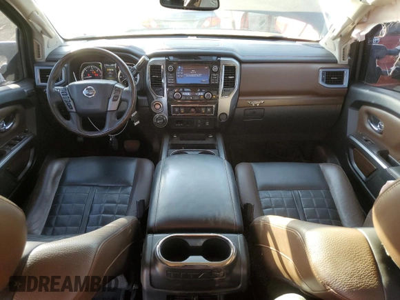 2016 Nissan Titan XD Platinum Reserve with VIN 1N6BA1F40GN506668, listed as a Copart auction lot 76357204 with 89,839 mi miles and Salvage Title. Bid and sale history available at carsss.com. Image 8.