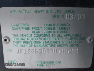 2007 Subaru Forester X с VIN JF1SG636X7H748294, выставлен на аукционе IAAI как лот 42419705 с пробегом 151 739 миль миль и . История ставок и продаж доступна на DreamBid. Изображение 9.