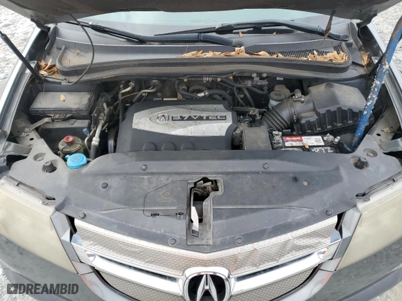 2007 Acura MDX Tech Pkg with VIN 2HNYD28377H514896, listed as a Copart auction lot 46595765 with 202,677 mi miles and Salvage Title. Bid and sale history available at carsss.com. Image 12.