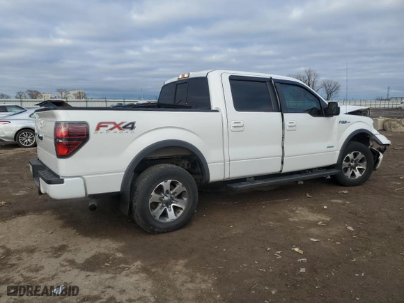 2013 Ford F-150 XL with VIN 1FTFW1ET7DFD01403, listed as a Copart auction lot 86657504 with 110,148 mi miles and Salvage Title. Bid and sale history available at carsss.com. Image 3.