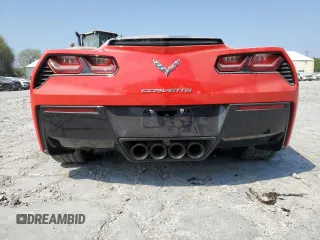 2016 Chevrolet Corvette 1LT with VIN 1G1YB2D74G5123435, listed as a Copart auction lot 50104895 with 71,220 mi miles and Salvage Title. Bid and sale history available at carsss.com. Image 6.