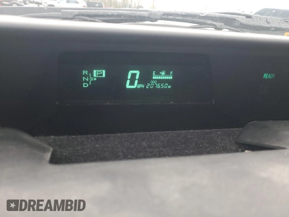 2008 Toyota Prius with VIN JTDKB20U887717833, listed as a Copart auction lot 50838735 with 207,650 mi miles and Salvage Title. Bid and sale history available at DreamBid. Image 9.