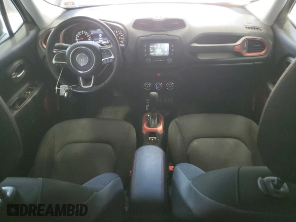 2016 Jeep Renegade Trailhawk with VIN ZACCJBCT3GPD16931, listed as a Copart auction lot 61857235 with 52,490 mi miles and Salvage title. Bid and sale history available at DreamBid. Image 8.