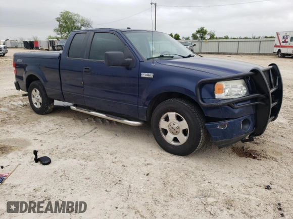 2007 Ford F-150 STX with VIN 1FTRX12W37FB89812, listed as a Copart auction lot 51438255 with 242,607 mi miles and Salvage title. Bid and sale history available at DreamBid. Image 4.