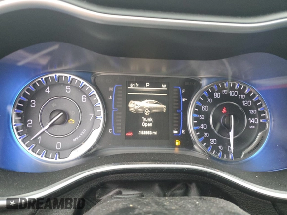 2015 Chrysler 200 Limited with VIN 1C3CCCAB6FN628585, listed as a Copart auction lot 48547435 with 182,863 mi miles and Salvage Title. Bid and sale history available at carsss.com. Image 9.
