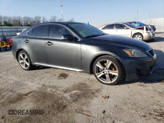 2011 Lexus IS 250 with VIN JTHBF5C2XB5134827, listed as a Copart auction lot 52330515 with 242,415 mi miles and Salvage Title. Bid and sale history available at DreamBid. Image 4.