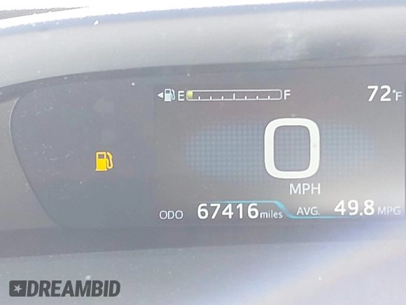 2021 Toyota Prius L Eco z VIN JTDKAMFUXM3142402, wystawiony jako IAAI lot #41665484 z przebiegiem 67 416 mil mil oraz . Historia ofert i sprzedaży dostępna na DreamBid. Obrazek 15.
