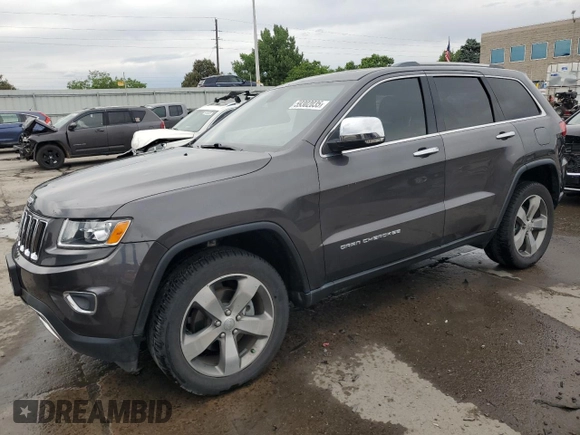 2016 Jeep Grand Cherokee Limited with VIN 1C4RJFBG7GC317221, listed as a Copart auction lot 59302035 with 107,346 mi miles and Salvage title. Bid and sale history available at DreamBid. Image 1.