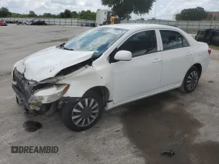2010 Toyota Corolla with VIN 1NXBU4EE9AZ193022, listed as a Copart auction lot 61753695 with 208,597 mi miles and Salvage title. Bid and sale history available at DreamBid. Image 1.