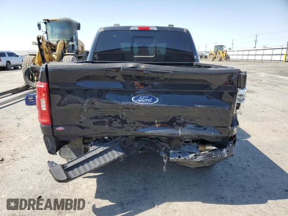 2022 Ford F-150 XL with VIN 1FTFW1ED1NFB65053, listed as a Copart auction lot 54575695 with 26,131 mi miles and Salvage Title. Bid and sale history available at carsss.com. Image 6.