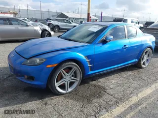2004 Mazda RX-8 with VIN JM1FE173740125035, listed as a IAAI auction lot 41884059 with 102,881 mi miles. Bid and sale history available at carsss.com. Image 2.