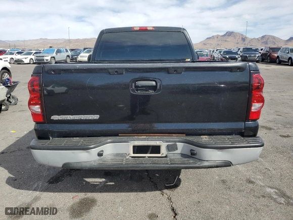2005 Chevrolet Silverado 1500 Work Truck with VIN 1GCEC14X45Z290157, listed as a Copart auction lot 49680725 with 154,298 mi miles and Salvage Title. Bid and sale history available at carsss.com. Image 6.