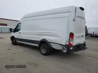2020 Ford Transit Cargo with VIN 1FTBF4XG7LKB21098, listed as a Copart auction lot 44429335 with 163,011 mi miles and Salvage Title. Bid and sale history available at DreamBid. Image 2.