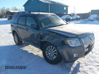 2009 Mercury Mariner Premier with VIN 4M2CU97G49KJ00526, listed as a Copart auction lot 78539534 with 108,135 mi miles and Salvage Title. Bid and sale history available at carsss.com. Image 4.