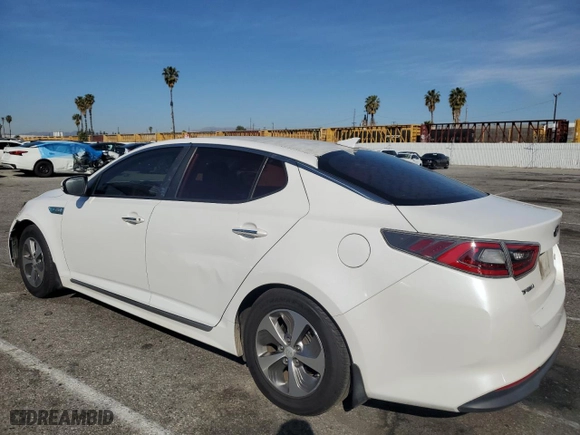 2015 Kia Optima Hybrid with VIN KNAGM4AD2F5078980, listed as a Copart auction lot 45328615 with NaN miles and Salvage Title. Bid and sale history available at carsss.com. Image 2.