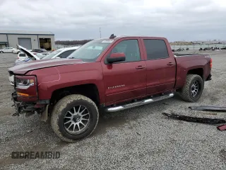 2017 Chevrolet Silverado 1500 LT with VIN 3GCUKREC3HG222042, listed as a Copart auction lot 47658525 with 104,259 mi miles and Salvage Title. Bid and sale history available at DreamBid. Image 1.