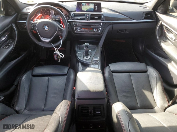 2014 BMW 3 Series 335i xDrive with VIN WBA3B9C59EP459297, listed as a Copart auction lot 44387345 with 111,001 mi miles and Salvage Title. Bid and sale history available at carsss.com. Image 8.