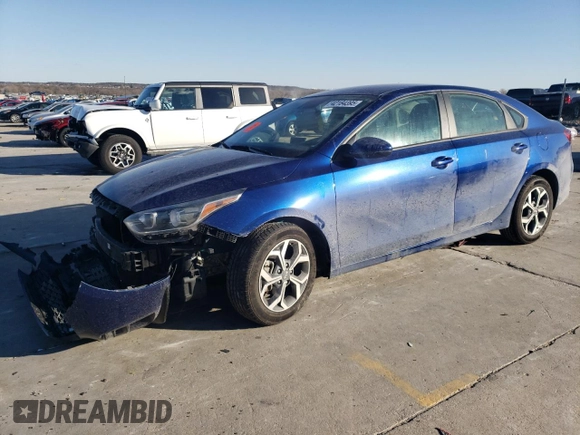 2020 Kia Forte LXS with VIN 3KPF24ADXLE262424, listed as a Copart auction lot 42184395 with 113,704 mi miles and Salvage Title. Bid and sale history available at carsss.com. Image 1.