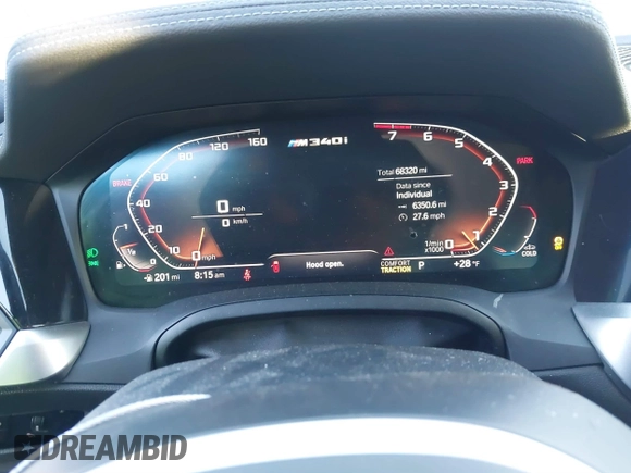 2020 BMW 3 Series M340i with VIN WBA5U7C02LA232285, listed as a IAAI auction lot 41373325 with 68,320 mi miles and . Bid and sale history available at DreamBid. Image 7.