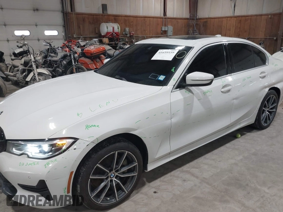 2020 BMW 3 Series 330i xDrive with VIN 3MW5R7J06L8B17690, listed as a IAAI auction lot 41659559 with 74,357 mi miles. Bid and sale history available at carsss.com. Image 6.