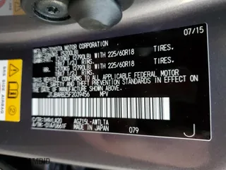 2015 Lexus NX 200t with VIN JTJBARBZ5F2039456, listed as a Copart auction lot 66818012 with 31,997 mi miles. Bid and sale history available at carsss.com. Image 10.