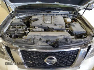 2017 Nissan Armada Platinum with VIN JN8AY2NE8H9707226, listed as a Copart auction lot 64148444 with 83,899 mi miles and Salvage Title. Bid and sale history available at carsss.com. Image 12.