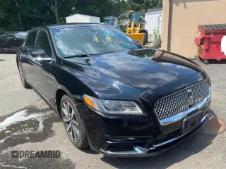 2017 Lincoln Continental Livery with VIN 1LN6L9UKXH5608880, listed as a Copart auction lot 42705075 with 173,780 mi miles and Clean Title. Bid and sale history available at carsss.com. Image 1.