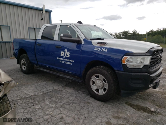 2019 Ram 2500 Tradesman with VIN 3C6UR4CJ1KG517879, listed as a Copart auction lot 65409294 with 87,132 mi miles and Salvage Title. Bid and sale history available at carsss.com. Image 4.