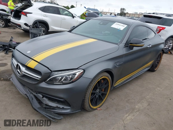 2017 Mercedes-Benz C 63 S AMG with VIN WDDWJ8HB1HF426693, listed as a IAAI auction lot 42042268 with 83,042 mi miles and . Bid and sale history available at carsss.com. Image 18.