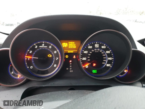 2008 Acura MDX with VIN 2HNYD28228H507332, listed as a Copart auction lot 41341965 with 221,947 mi miles and Salvage Title. Bid and sale history available at DreamBid. Image 9.
