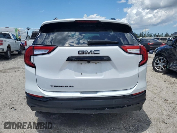 2023 GMC Terrain SLT с VIN 3GKALPEG1PL230920, выставлен на аукционе Copart как лот 53352805 с пробегом 33 671 миль миль и Списание • Salvage title. История ставок и продаж доступна на DreamBid. Изображение 6.