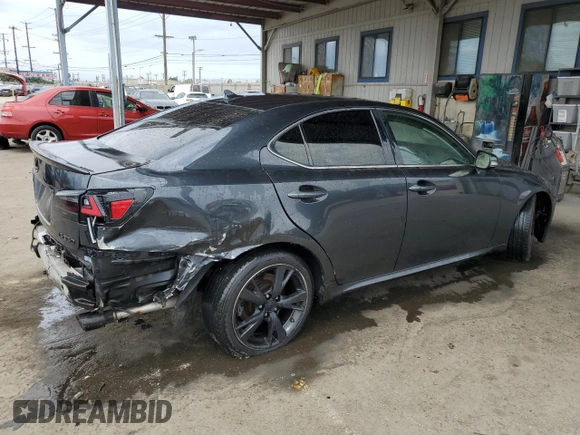 2009 Lexus IS 350 with VIN JTHBE262095021945, listed as a Copart auction lot 59003505 with 124,183 mi miles and Salvage title. Bid and sale history available at DreamBid. Image 3.