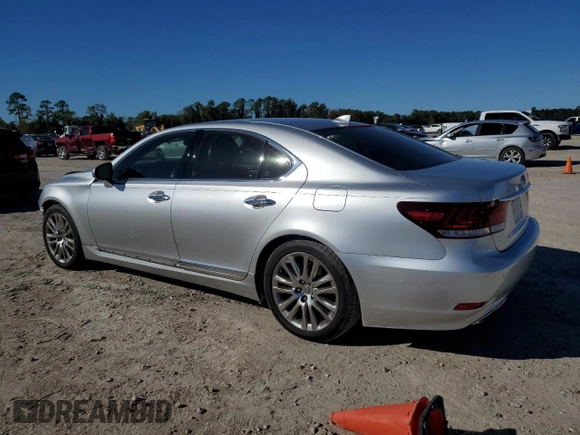 2015 Lexus LS 460 with VIN JTHBL5EFXF5133806, listed as a Copart auction lot 81493074 with 158,601 mi miles and Salvage title. Bid and sale history available at DreamBid. Image 2.