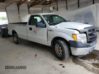 2013 Ford F-150 XL with VIN 1FTNF1CF3DKF27342, listed as a Copart auction lot 55124045 with 149,037 mi miles and Salvage title. Bid and sale history available at DreamBid. Image 4.