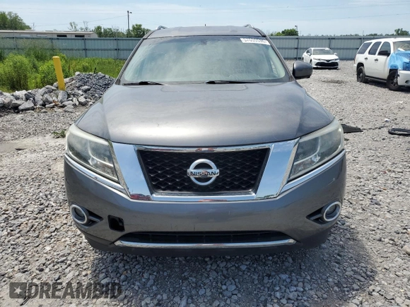 2016 Nissan Pathfinder Platinum with VIN 5N1AR2MN1GC664369, listed as a Copart auction lot 57690535 with 103,916 mi miles and Salvage title. Bid and sale history available at DreamBid. Image 5.