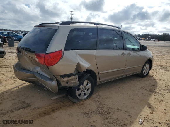 2006 Toyota Sienna CE with VIN 5TDZA23C96S409948, listed as a Copart auction lot 43160395 with NaN miles and Salvage Title. Bid and sale history available at carsss.com. Image 3.