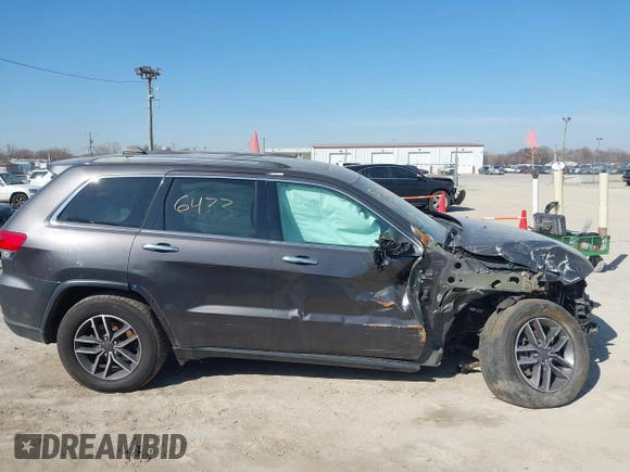 2019 Jeep Grand Cherokee Limited with VIN 1C4RJFBG4KC796819, listed as a IAAI auction lot 41786433 with 61,887 mi miles and . Bid and sale history available at DreamBid. Image 12.