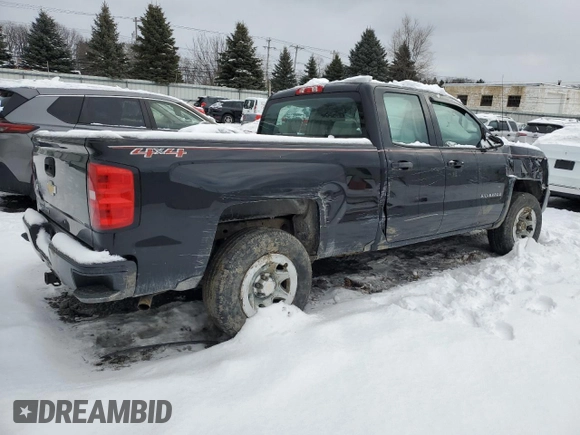 2017 Chevrolet Silverado 1500 Work Truck with VIN 1GCVKNEH1HZ285195, listed as a Copart auction lot 43771695 with 129,135 mi miles and Salvage Title. Bid and sale history available at carsss.com. Image 3.