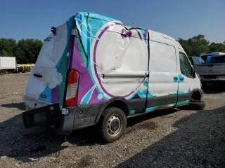 2019 Ford Transit z VIN 1FTYR2CG2KKB82613, wystawiony jako Copart lot #61435345 z przebiegiem 100 090 mil mil oraz Szkoda całkowita • Salvage title. Historia ofert i sprzedaży dostępna na DreamBid. Obrazek 3.