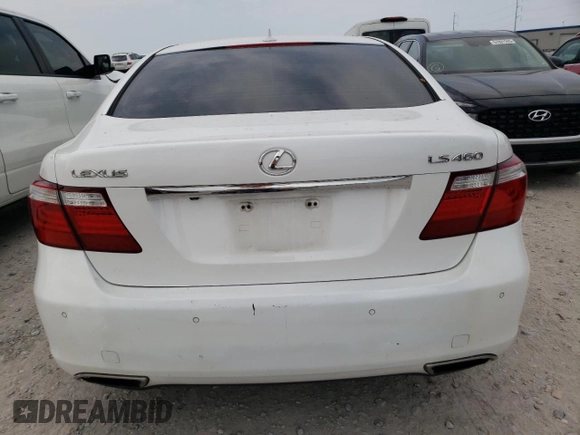 2007 Lexus LS 460 z VIN JTHBL46F175034690, wystawiony jako Copart lot #58154305 z przebiegiem 143 517 mil mil oraz Szkoda całkowita • Salvage title. Historia ofert i sprzedaży dostępna na DreamBid. Obrazek 6.