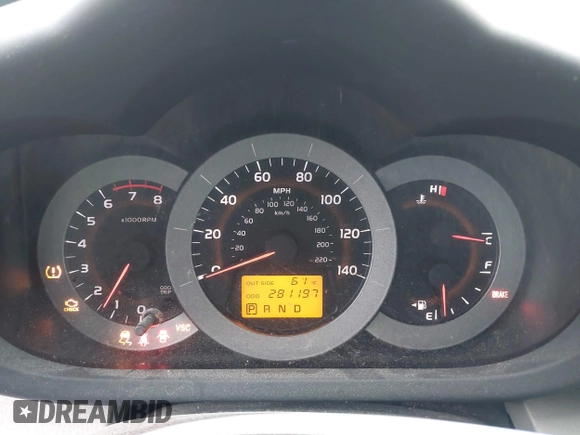 2006 Toyota RAV4 with VIN JTMZD33V465007646, listed as a IAAI auction lot 42191117 with 281,197 mi miles and . Bid and sale history available at DreamBid. Image 7.